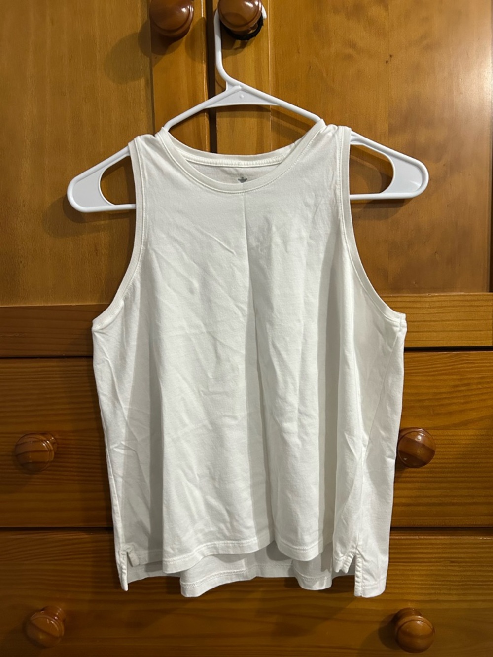 Bombas Classic 100% Cotton White Women's Sleeveless Tank Top